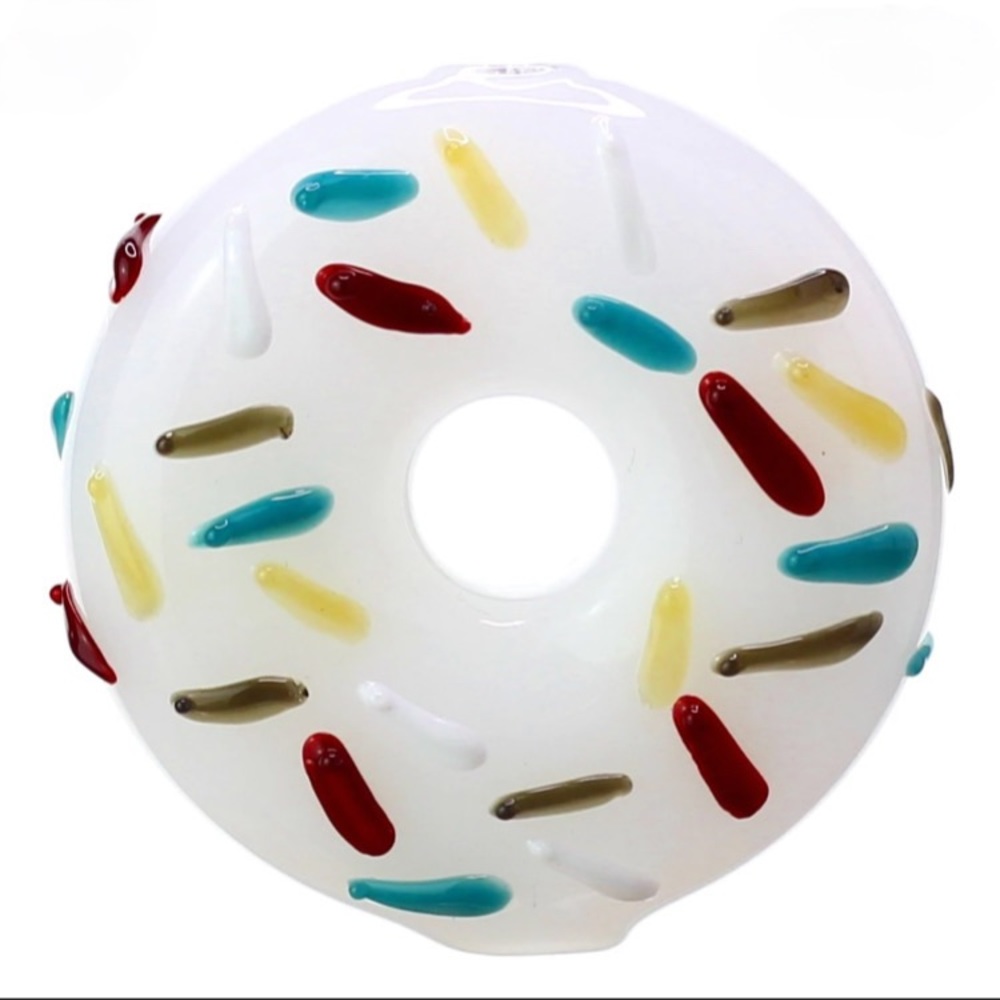 🍩 GLASS SPRINKLED DONUT BLUNT/ JOINT HOLDER